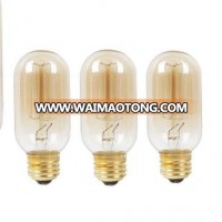 Wholesale Vintage Edison Bulb Dimmable Light Bulb T45-3pcs/ Pack 40w 60w  Spiral Filament Bulbs