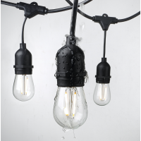 Outdoor Weatherproof String light E27 Sockets String light