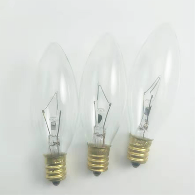 25W 40W Clear Glass Christmas lighting Incandescent Lamp Candle Bulbs 120V E12 Candelabra Replacement Light Bulb C26 C32 C35